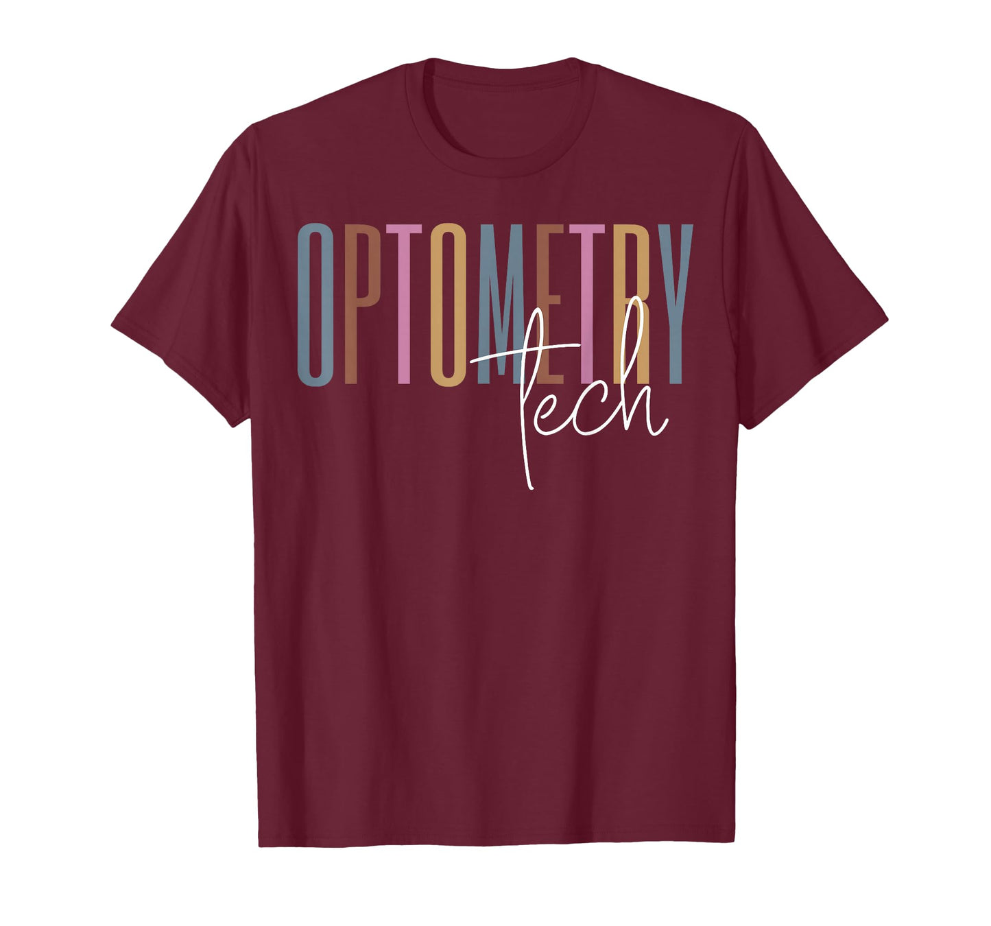 Retro Optometry Tech Optometrist Ophthalmologist Optician T-Shirt