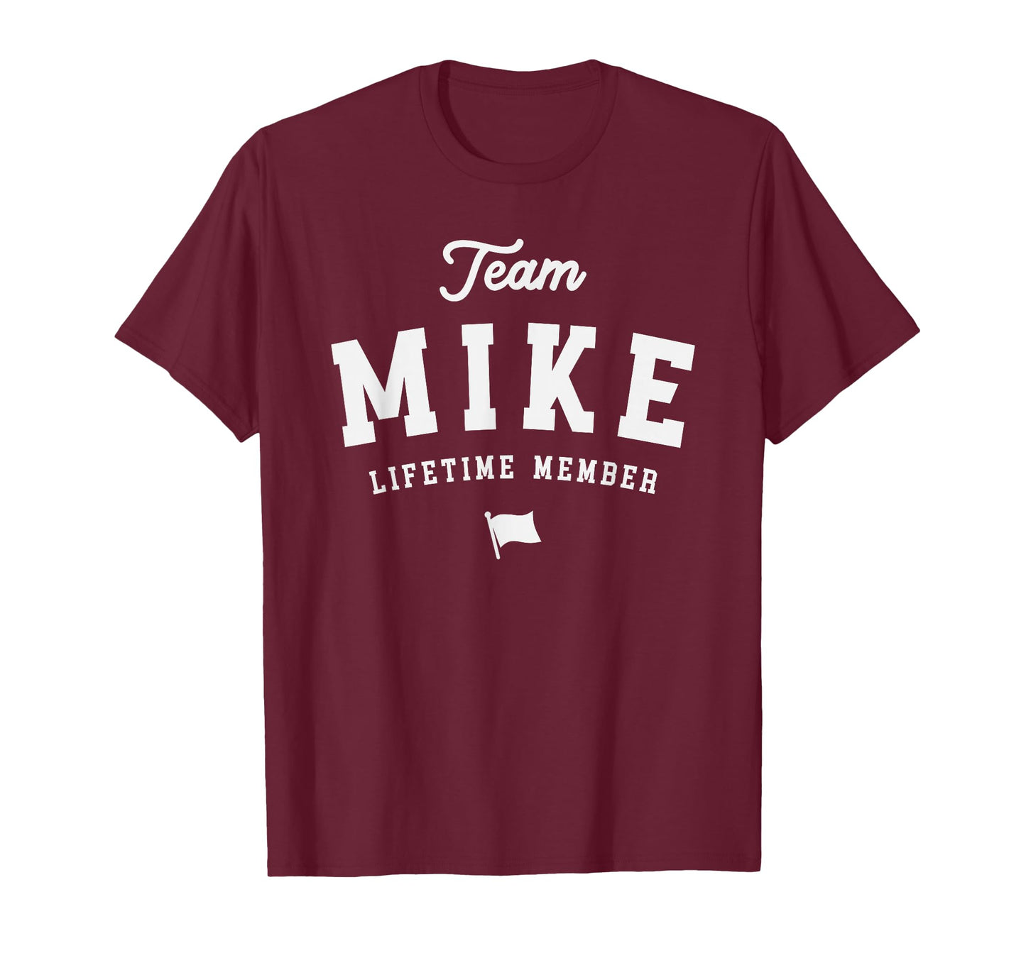 Mike Personalized Name Apparel Cld Unisex Adult Team Mike Lifetime Member Funny Name Mike T-Shirt Black Small Classic Fit Crew Neck Modern Casual Sports Cotton Blend Machine Wash Short Sleeve