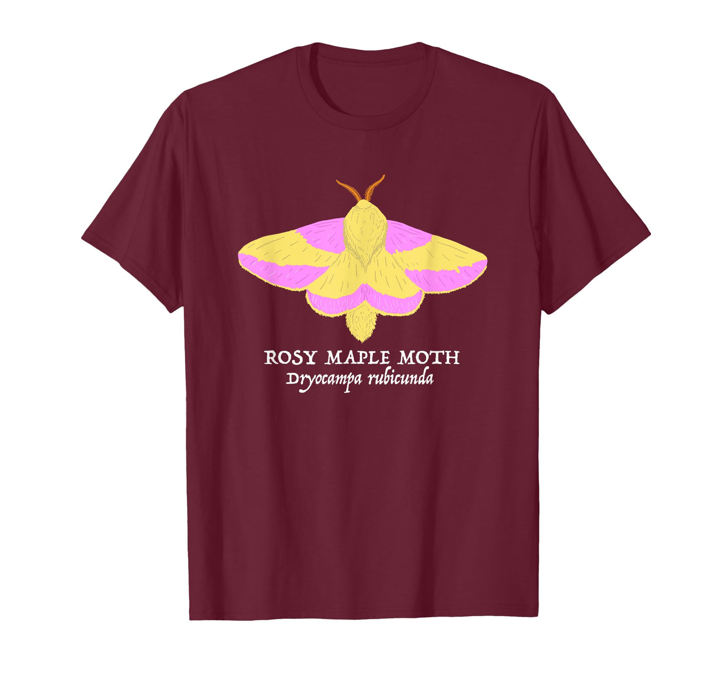 Rosy Maple Moth Dryocampa rubicunda Nature Wildlife T-Shirt
