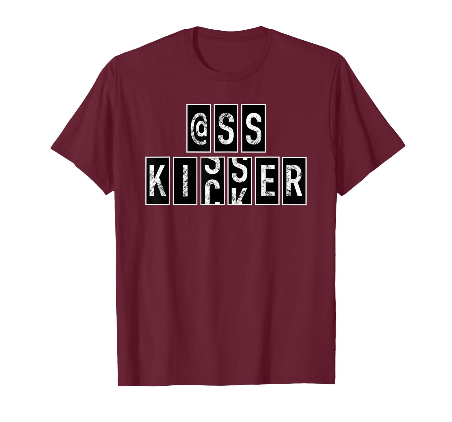 Ass Kisser @ss Butt Kicker Grunge Motivational Odometer T-Shirt