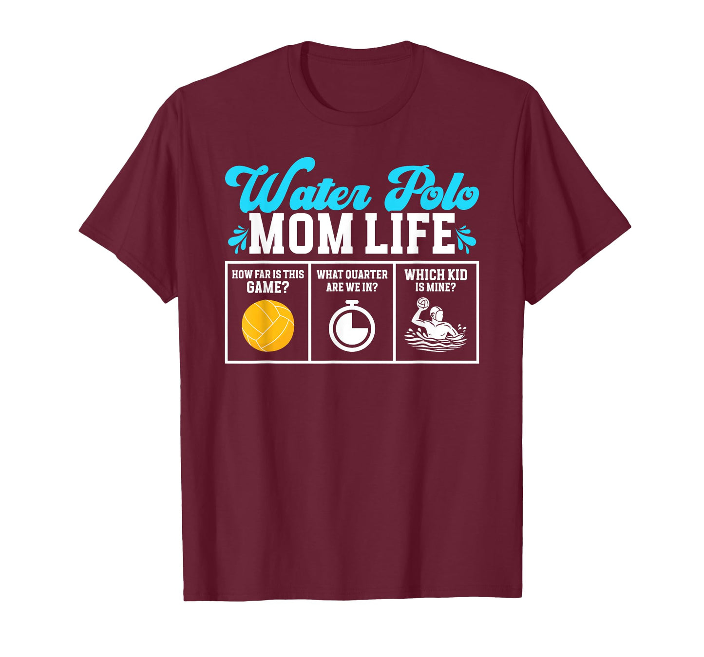 Water Polo Mom Life Water Polo Player Mom Water Polo Mama T-Shirt