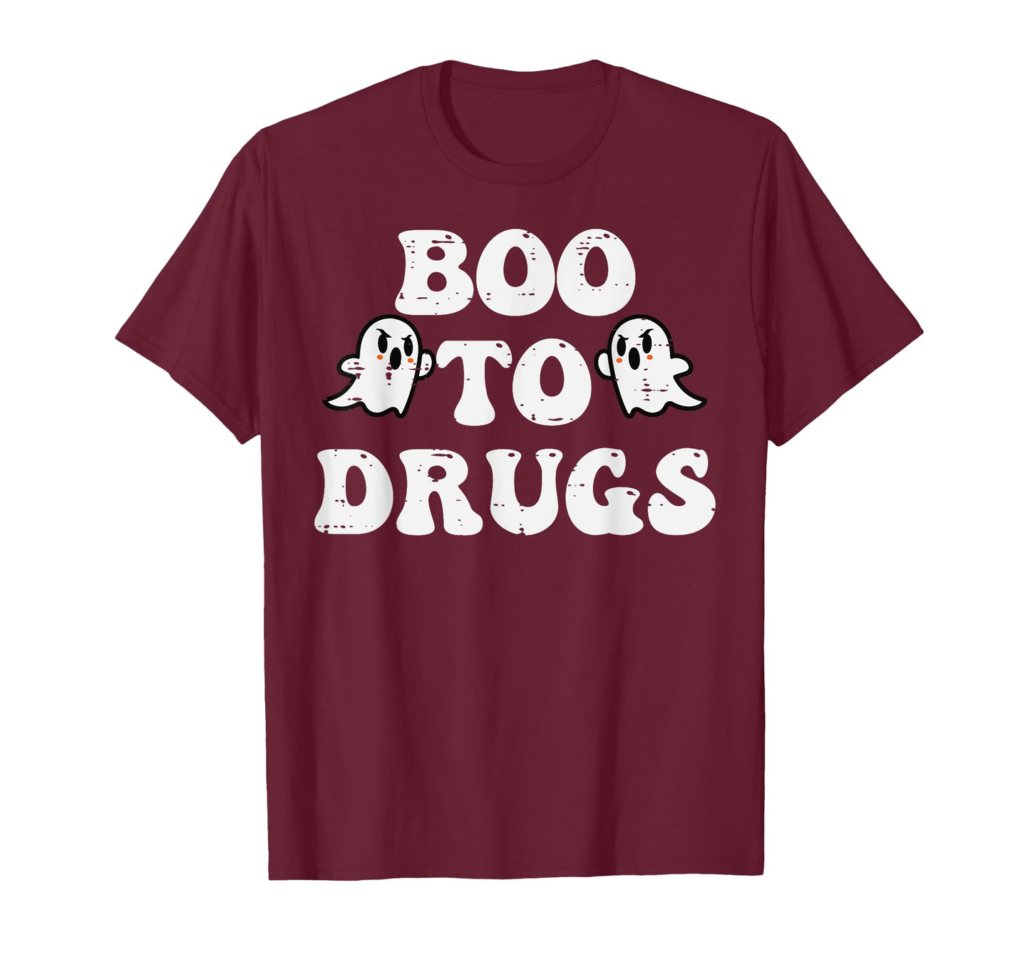 Red Ribbon Week Boo to Ghost Halloween Men Women Kids T-Shirt