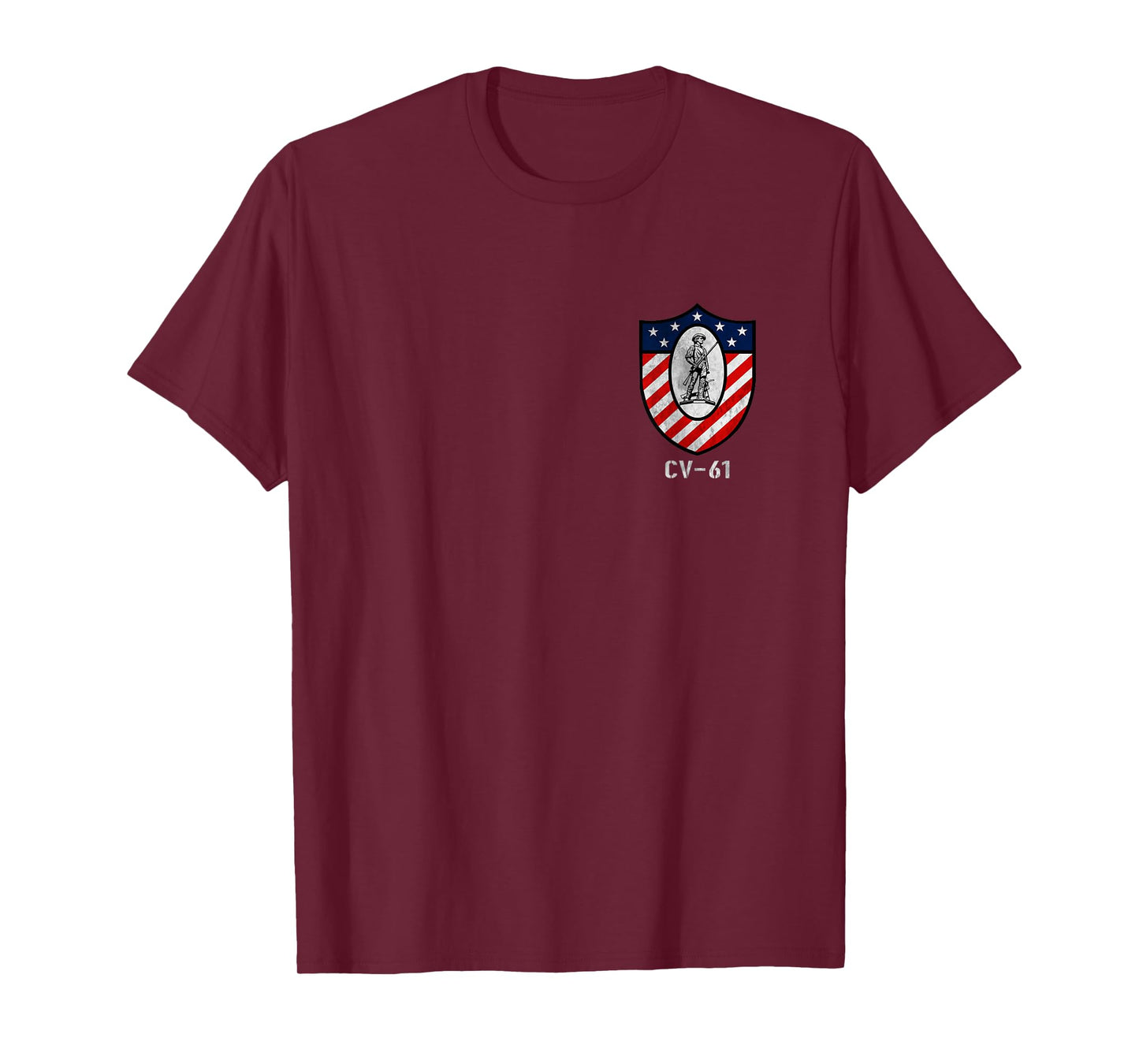 USS Ranger CV-61 Logo Aircraft Carrier Sailor Veteran Papa T-Shirt