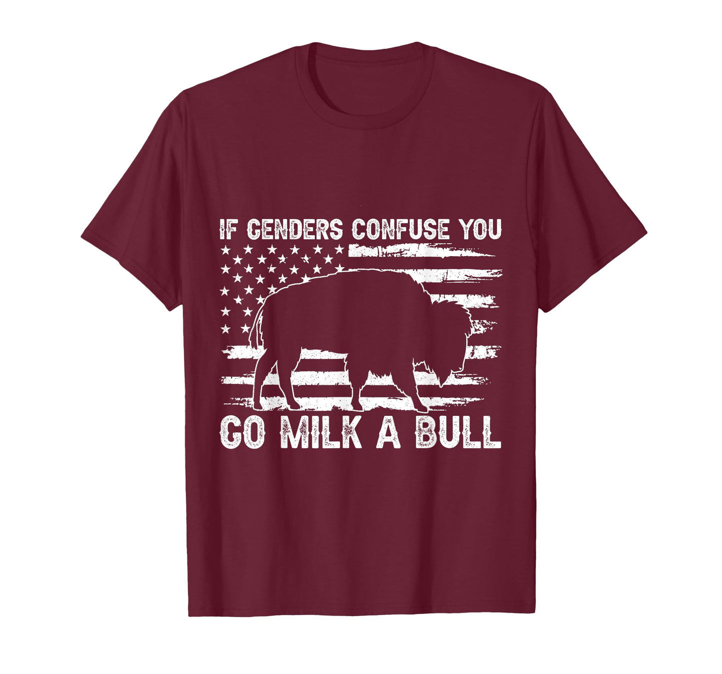 If Genders Confuse You Go Milk a Bull Vintage T-Shirt