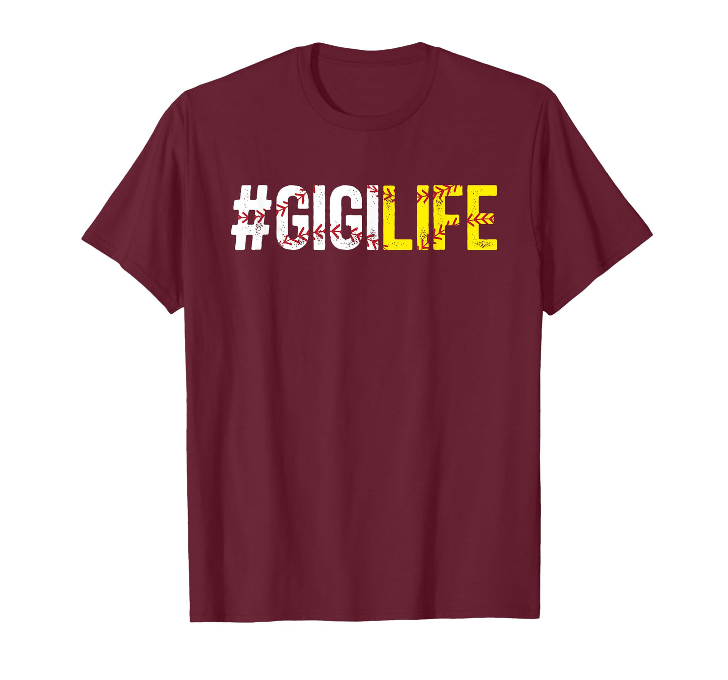 Softball Baseball Gigi Life Baseball Softball Gigi Grandma T-Shirt