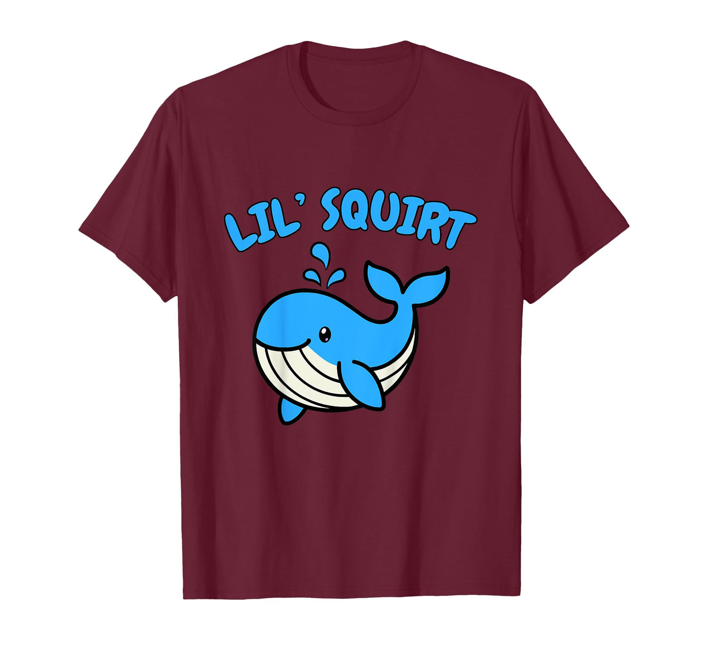 Cute Whale Lover Kids Lil Squirt Toddler Baby Boy Girl Youth T-Shirt