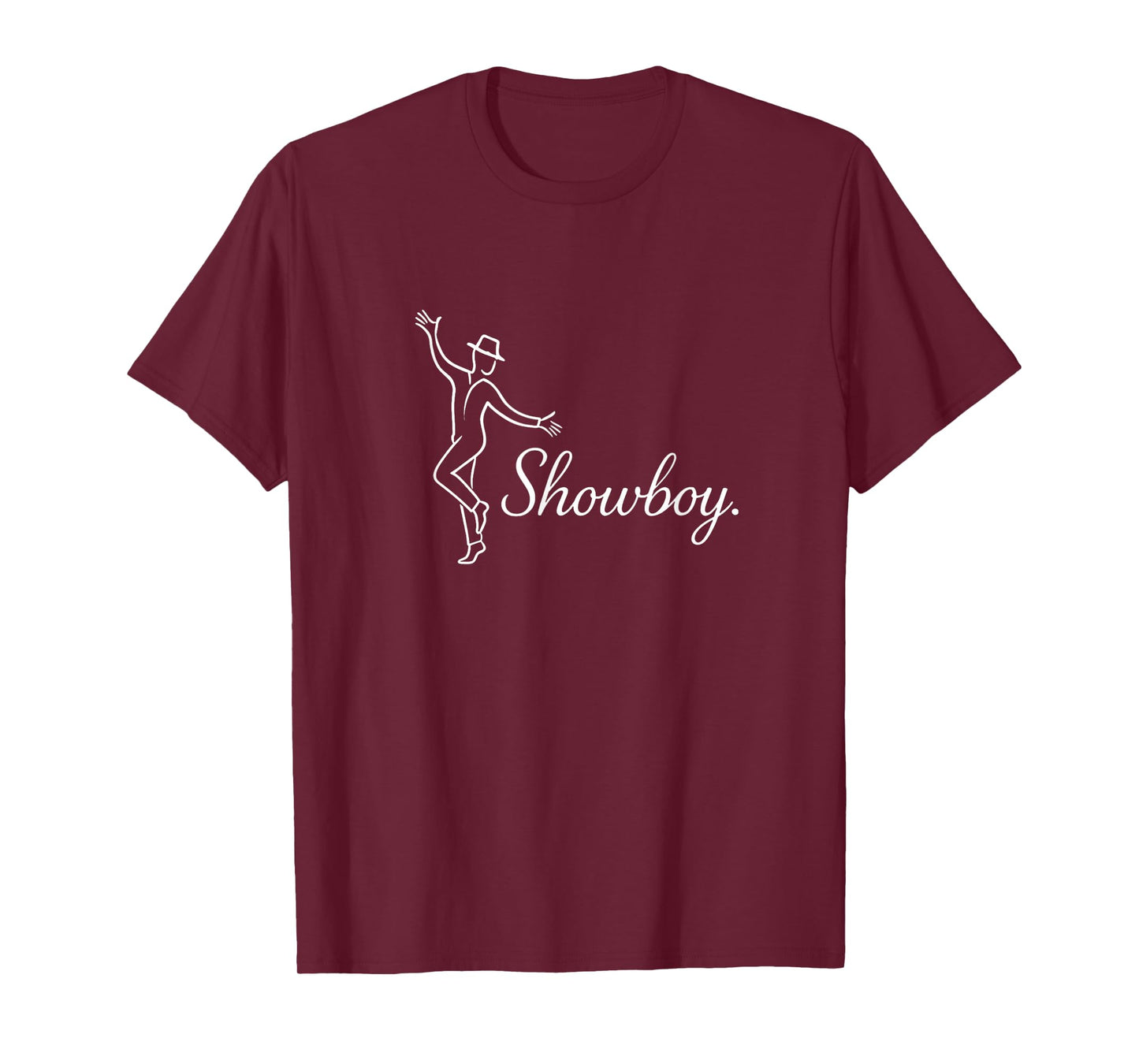 Showboy Ironic Dancer Design Inspired by Expensive Showgirl. T-Shirt