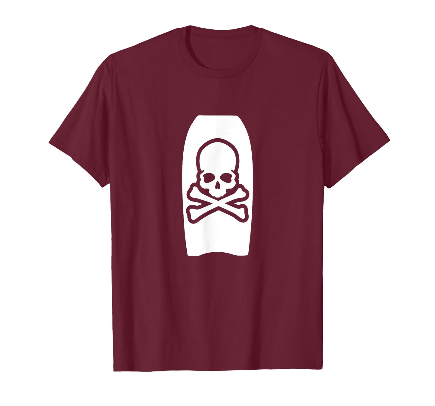 Bodyboarding Skull and Cross Bones T-Shirt