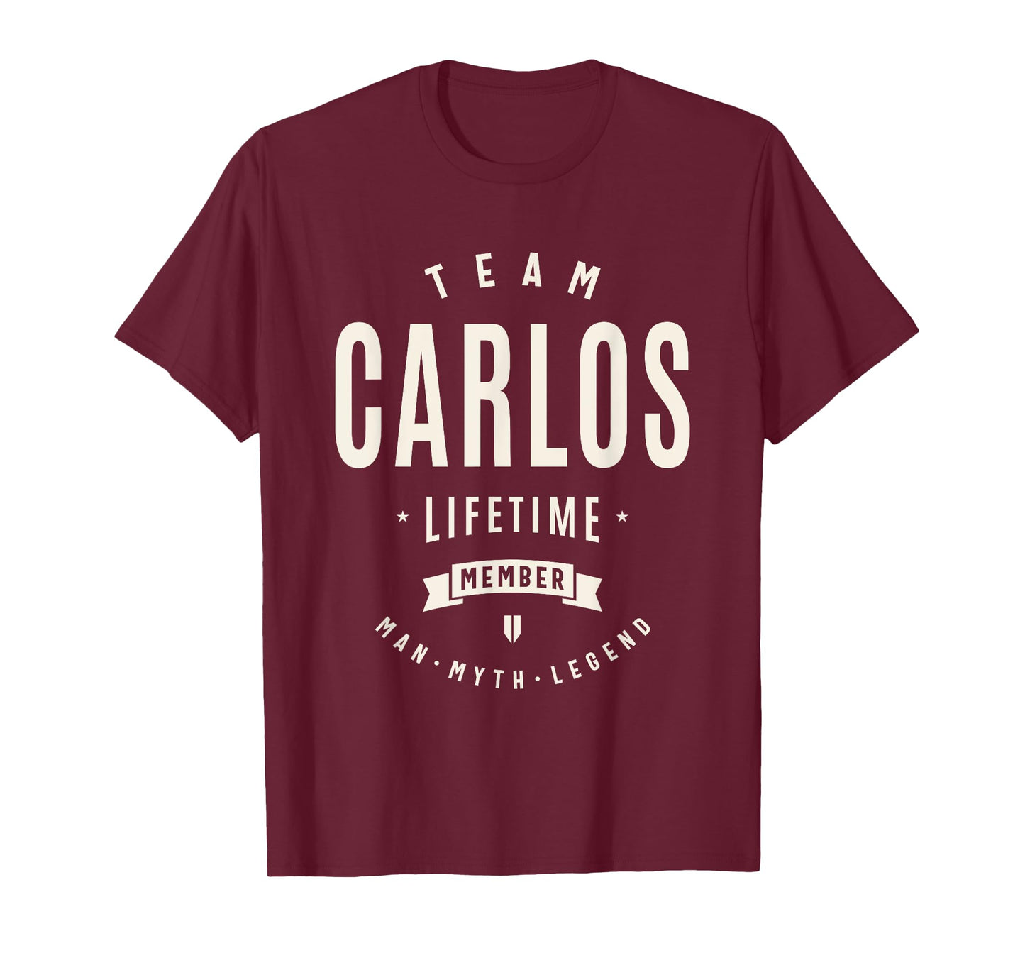 Team Carlos Lifetime Member Funny Name Carlos T-Shirt