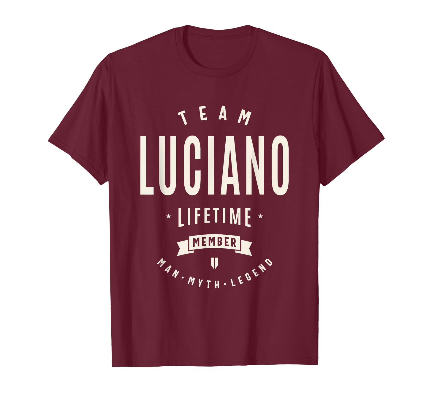 Team Luciano Lifetime Member Funny Name Luciano T-Shirt