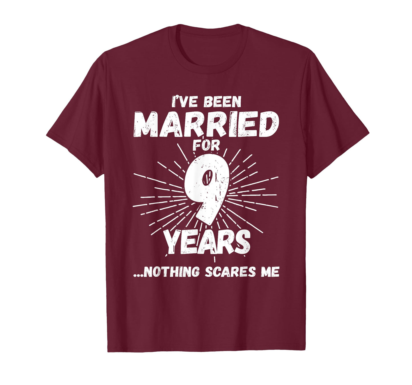 Couples Married 9 Years - Funny 9th Wedding Anniversary T-Shirt
