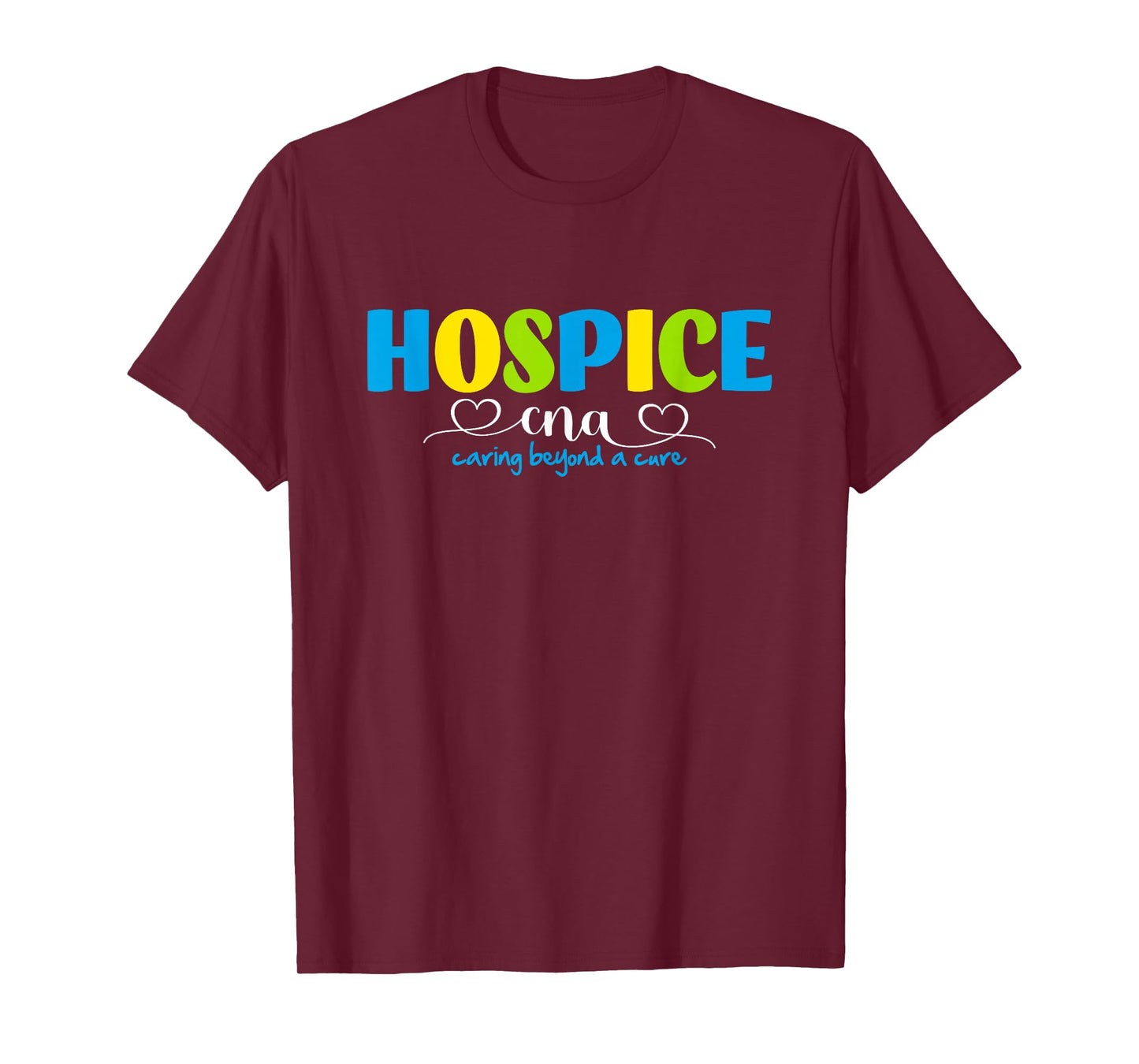 Hospice CNA, Certified Nursing Assistant, End of Life T-Shirt, Small, Black