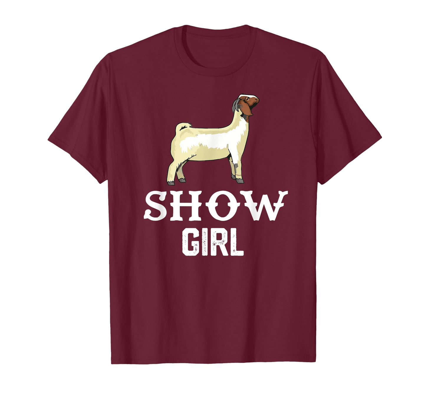 Show Boer Goat girl T-Shirt