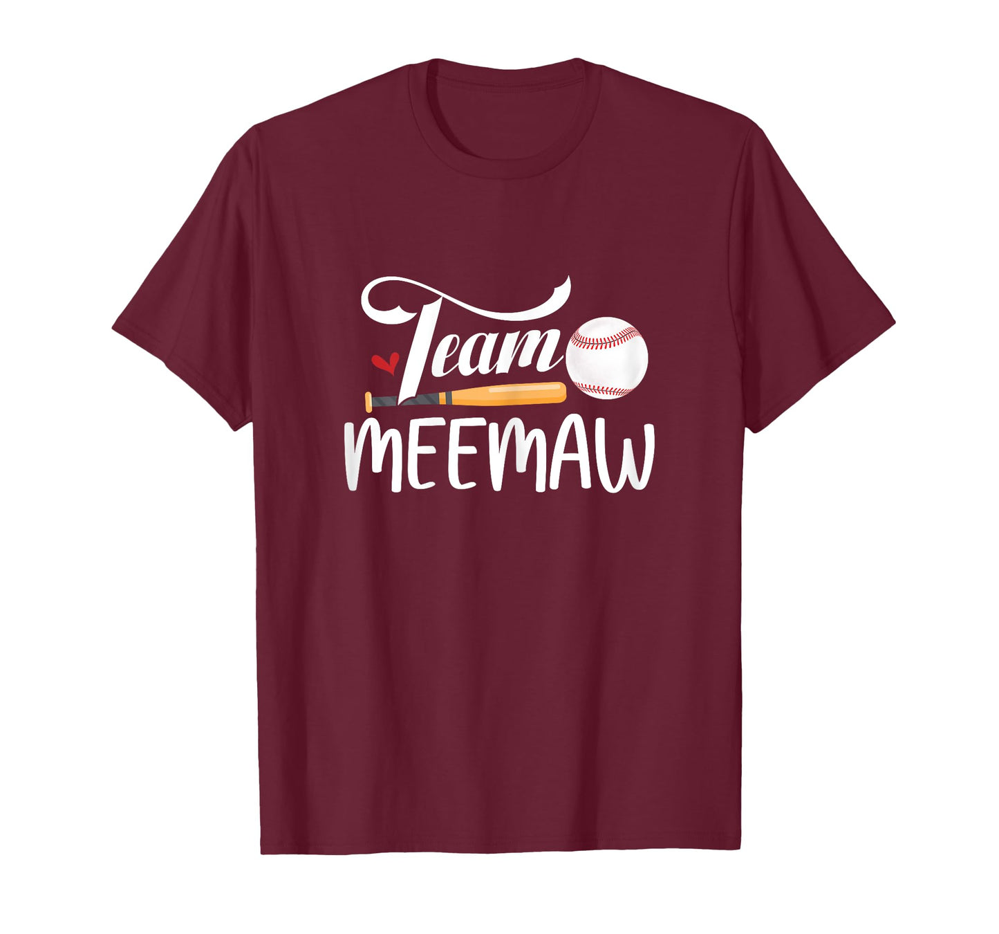 Team Meemaw Baseball Meemaw Life Mother's Day Sport Lovers T-Shirt