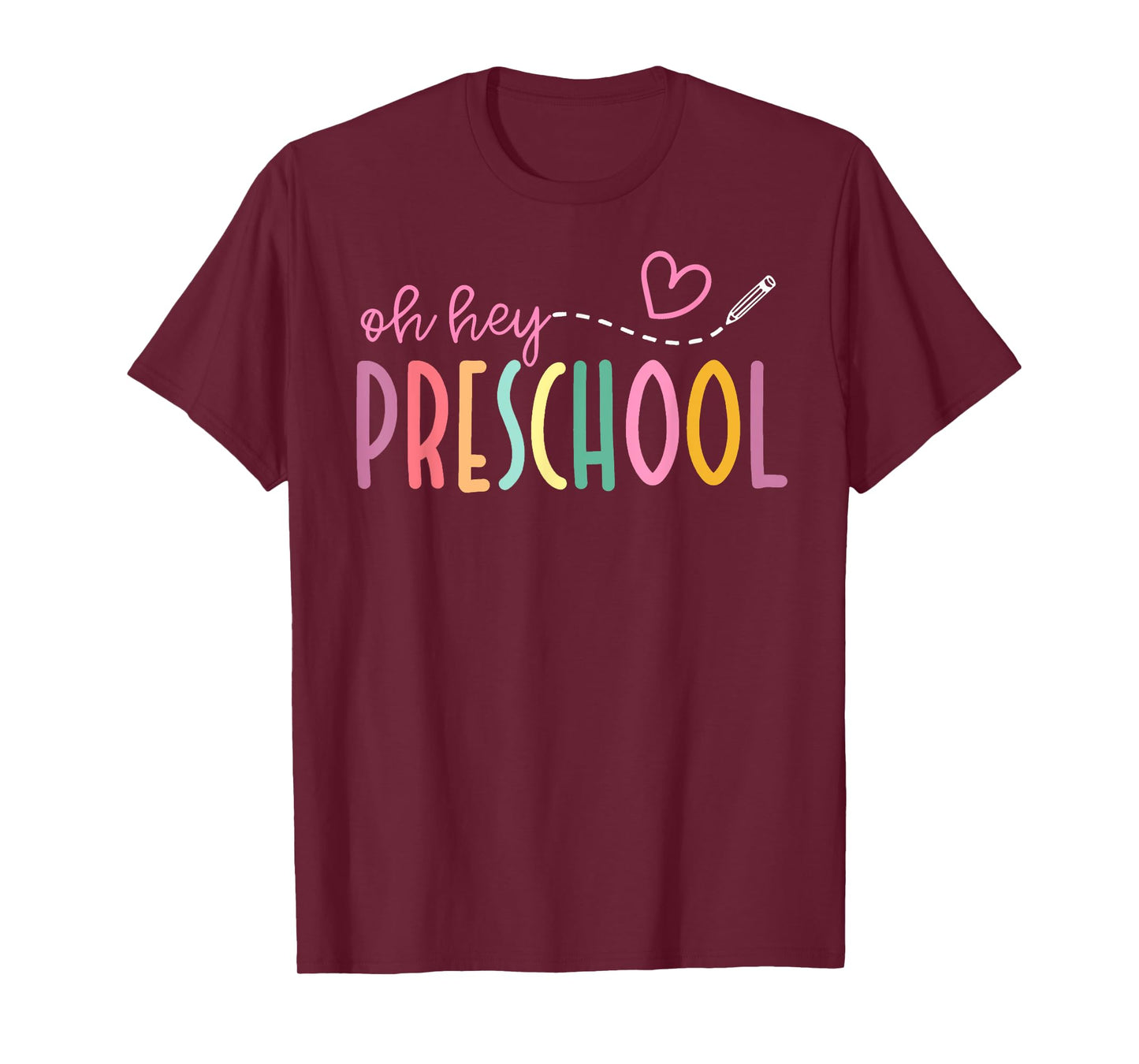 Oh Hey Preschool Welcome Back To School Teacher Student Kids T-Shirt