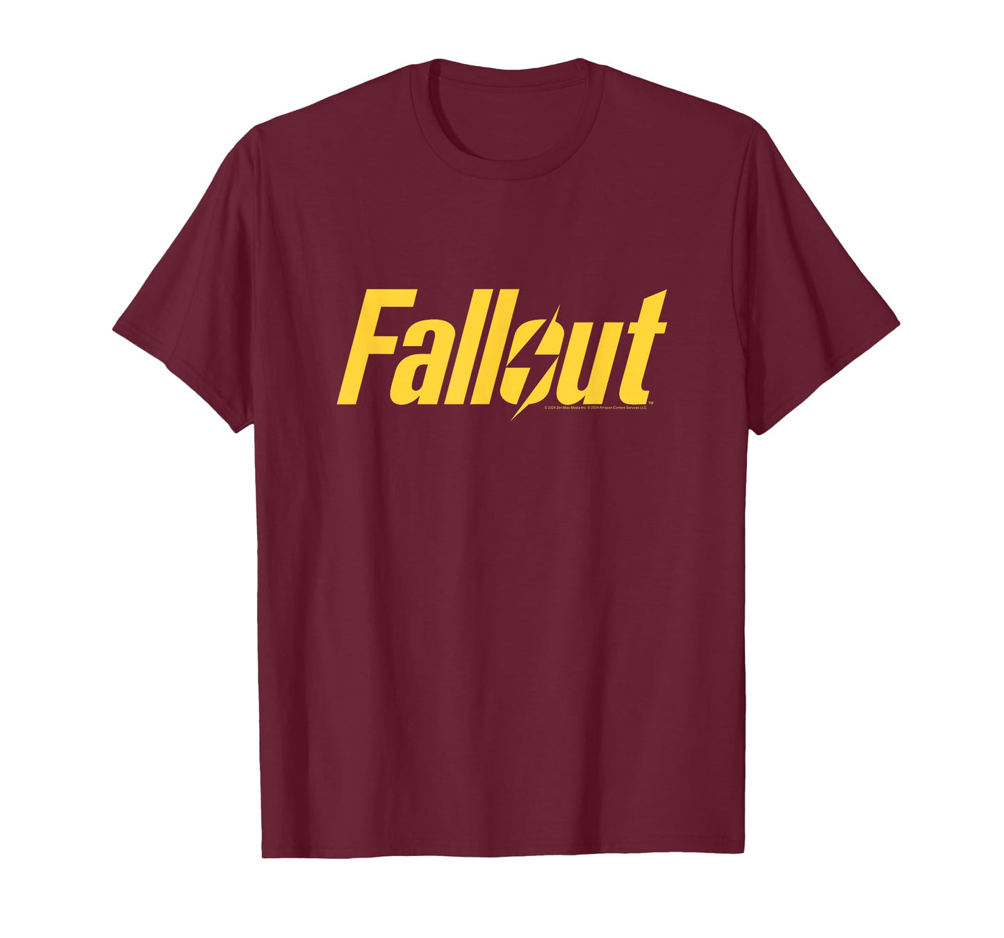 Fallout TV Series Yellow Lightning Logo T-Shirt