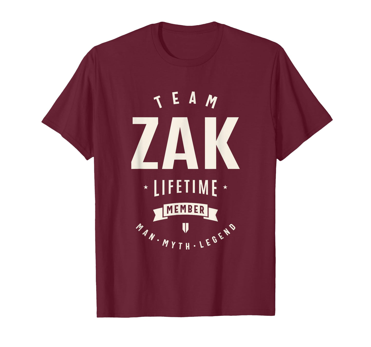 Team Zak Lifetime Member Funny Name Zak T-Shirt