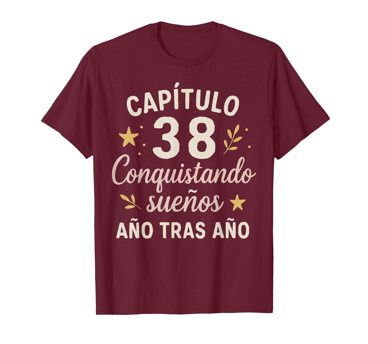 38th Birthday Spanish Cumpleaños 38 Años T-Shirt