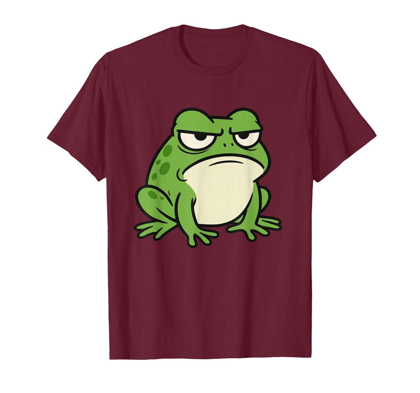 Funny Grumpy Frog Toad Animal Design Gift for Men Women Kids T-Shirt