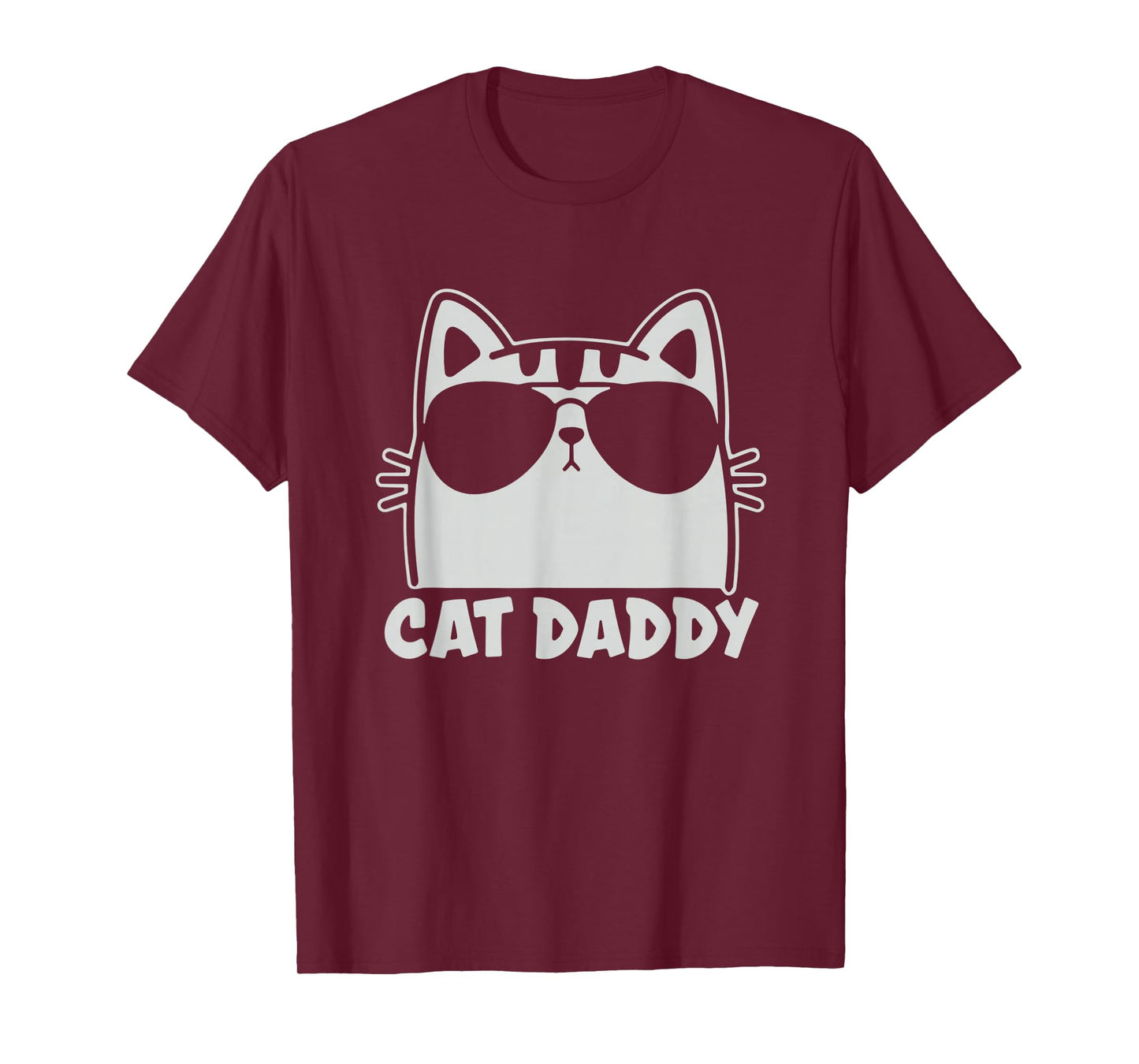 Cool Cat Daddy Sunglasses Funny Cat Lover Gift Father's Day T-Shirt