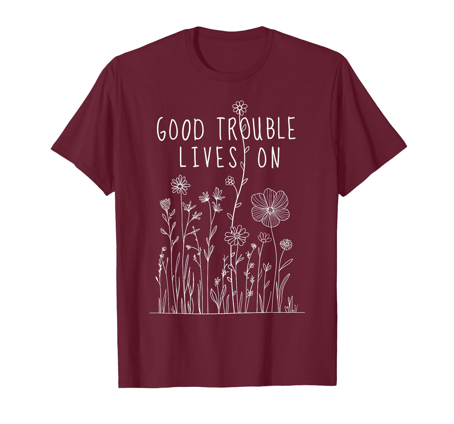 Good Necessary Trouble Subtle Everyday Feminine Protest T-Shirt