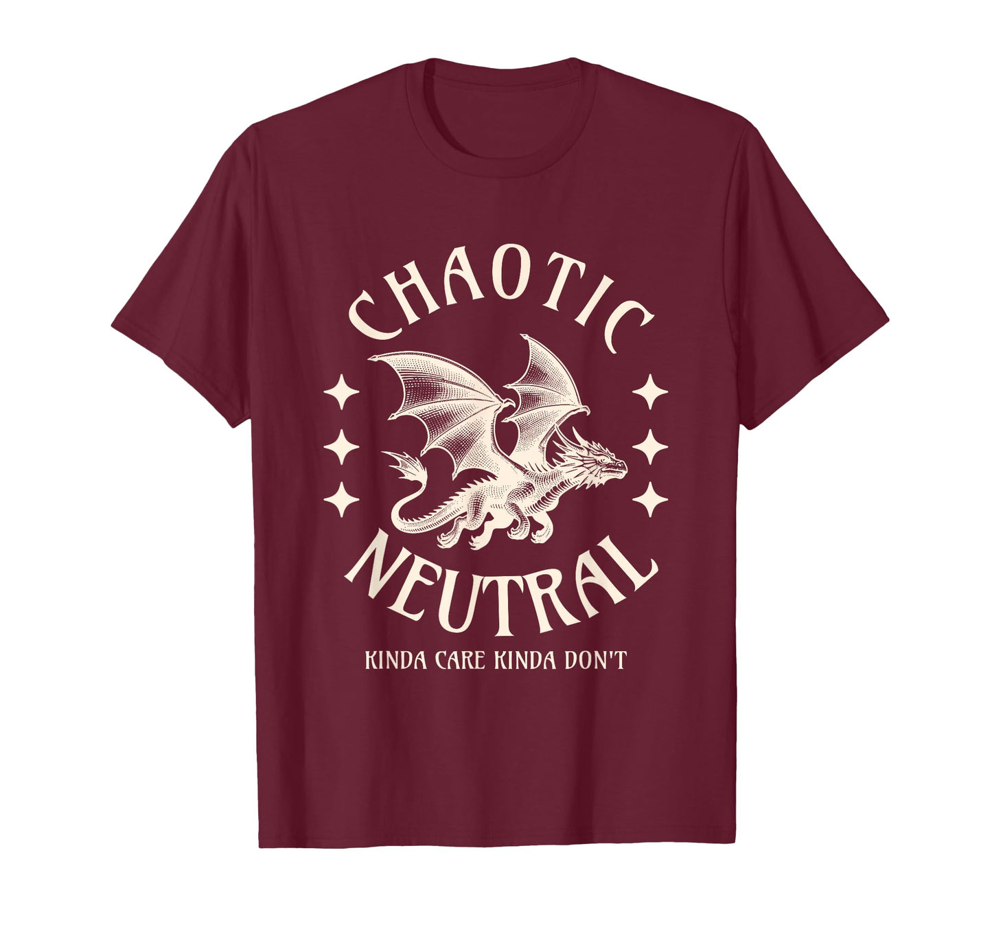 Chaotic Neutral Alignment Funny Roleplaying Character T-Shirt