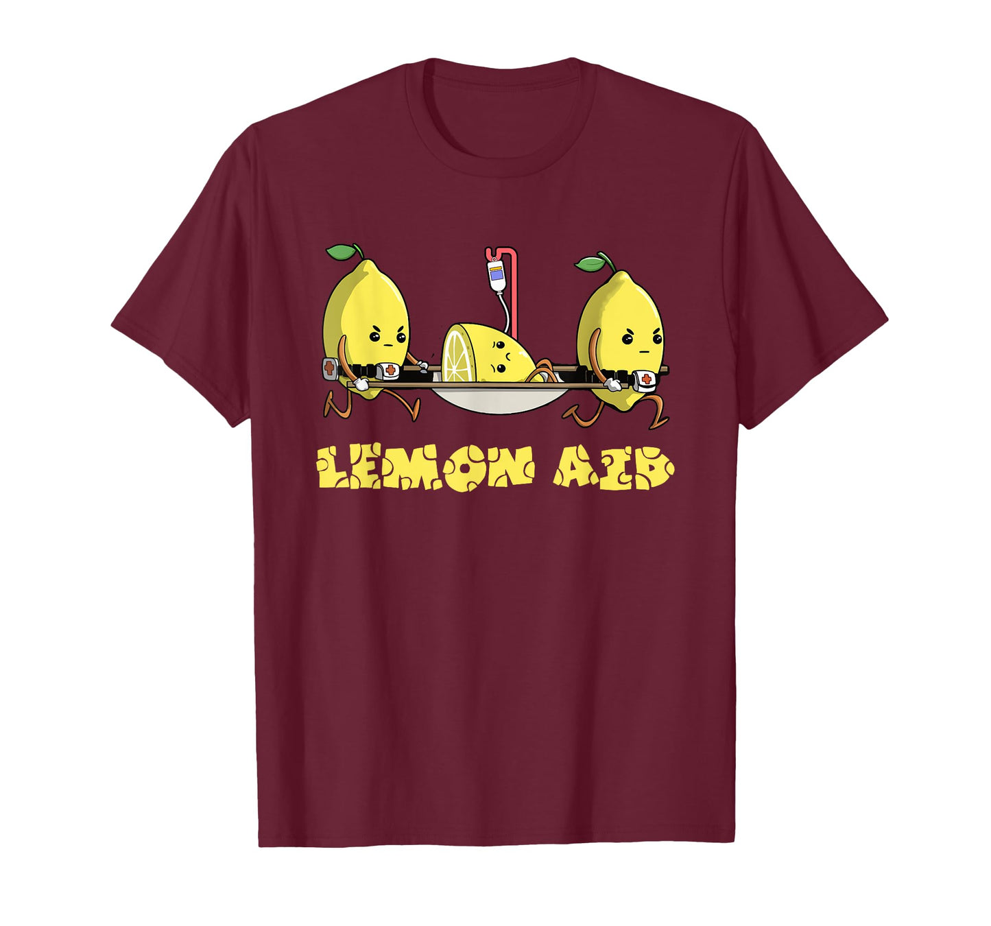 Lemon Aid Funny Lemonade Funny Lemons Meme Graphic Humorous T-Shirt