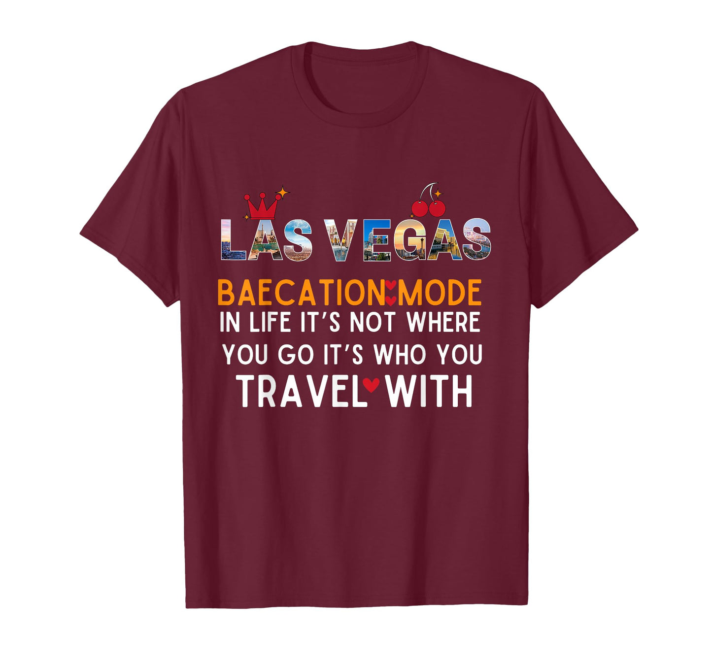 Las Vegas Baecation Mode Couples 2025 Matching Honeymoon T-Shirt