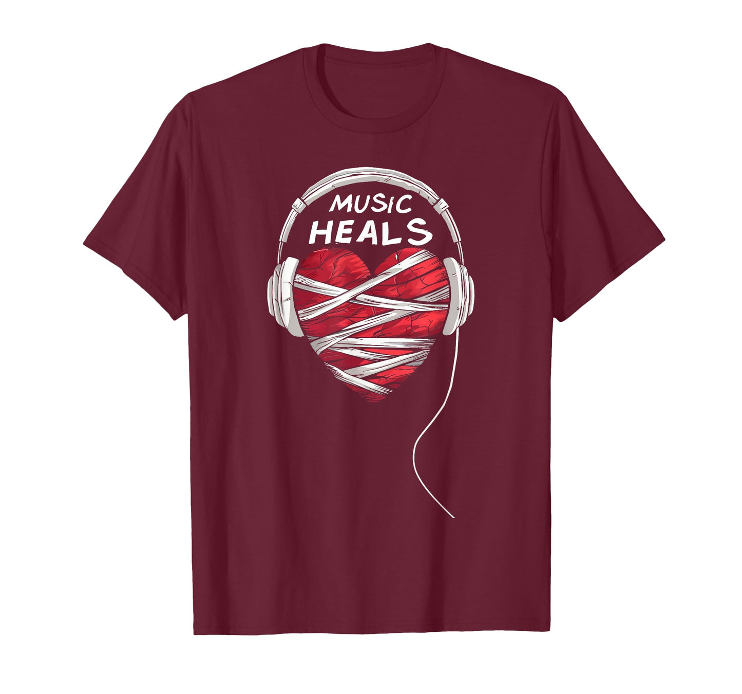 Music Heals Musician Music Lover T-Shirt
