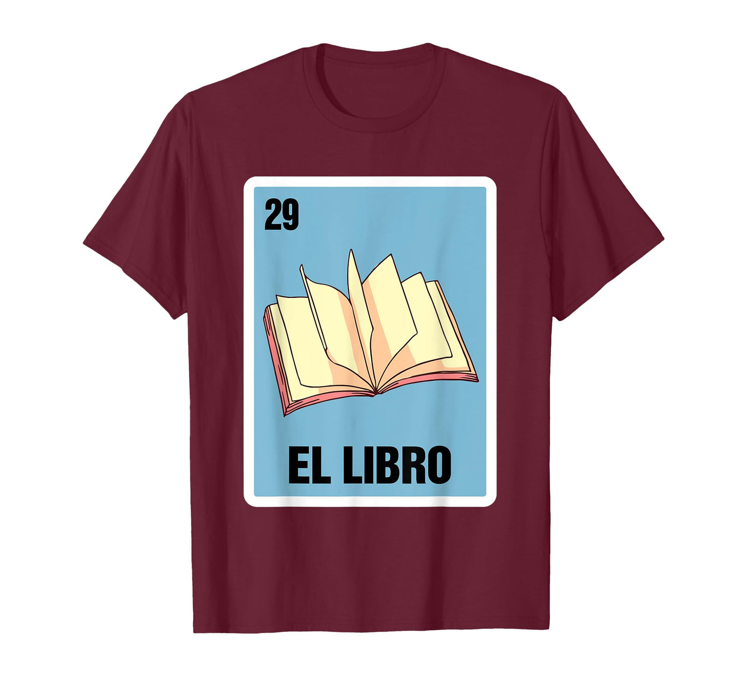 Spanish Mexicana Reading Book El Libro Mexican Bingo Card T-Shirt