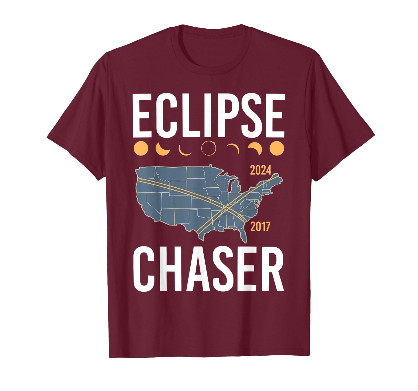Eclipse Chaser Solar Eclipse Shirt 2024 Twice In A Lifetime T-Shirt