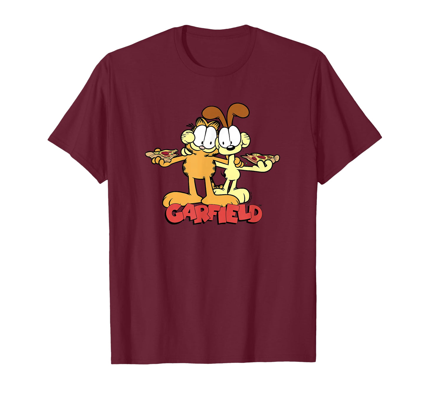 Garfield and Odie Pizza T-Shirt