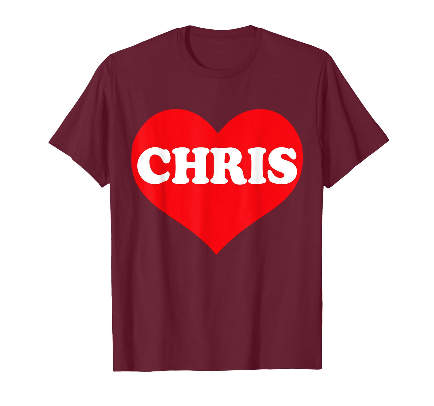 I Heart Chris, I Love Chris Custom T-Shirt