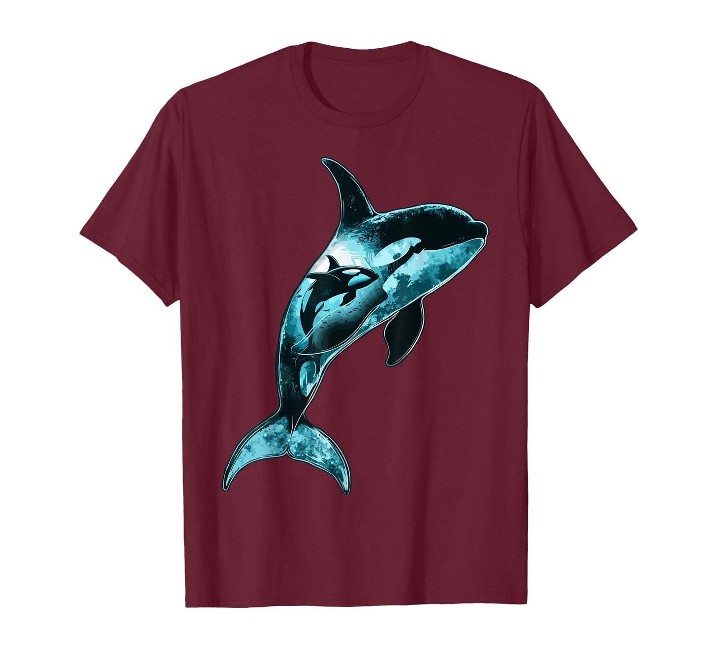 Orca Lovers Art Design Beautiful Killer Whale T-Shirt