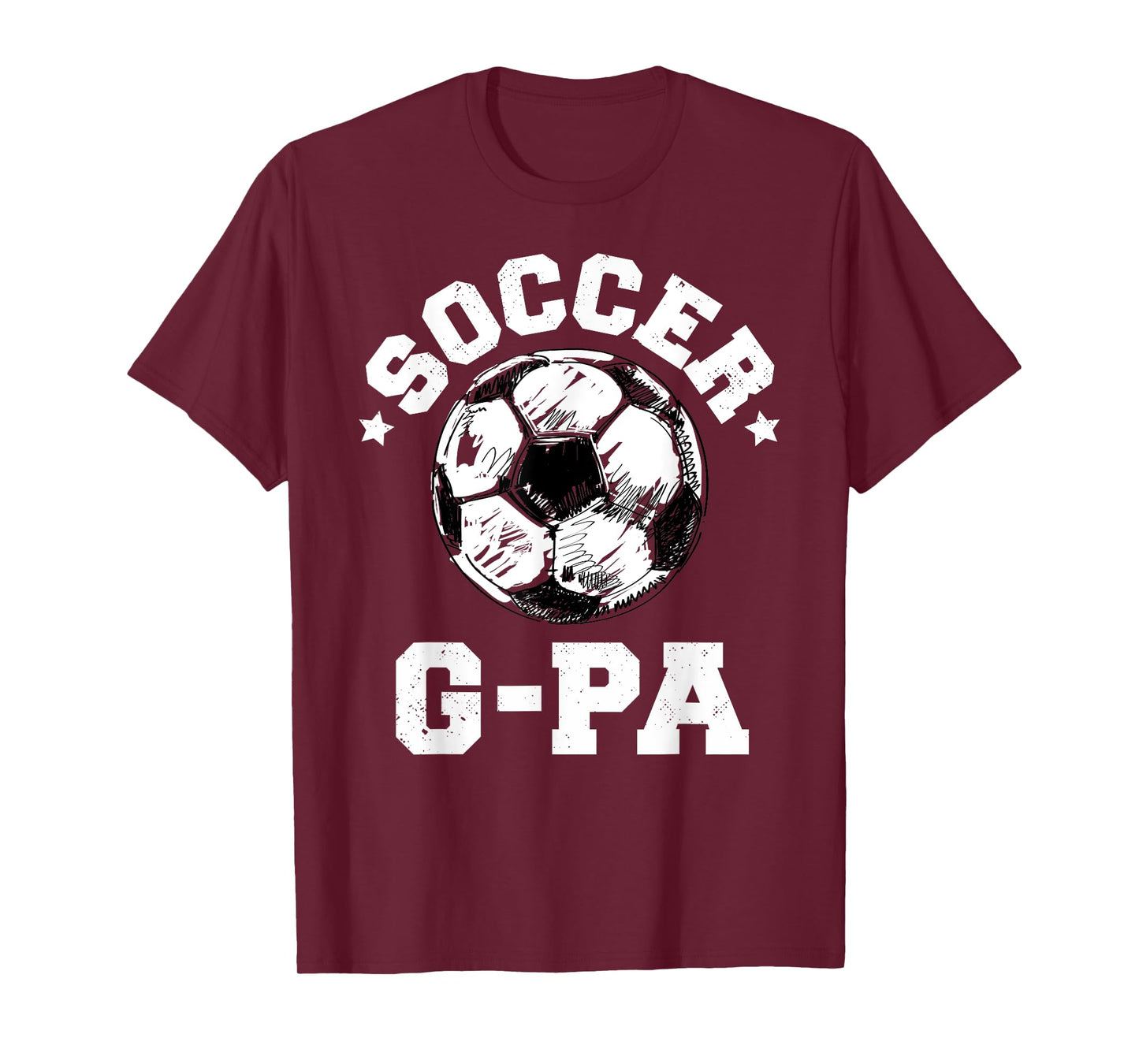 Soccer G-Pa Soccer Ball Distressed Funny Soccer G-Pa T-Shirt