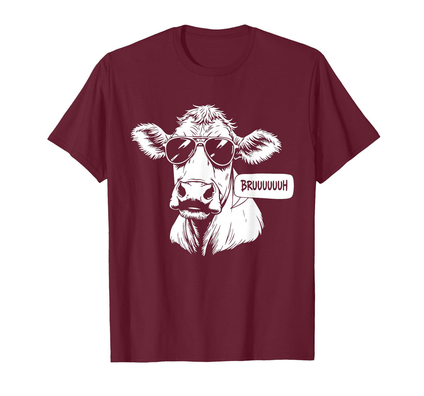 BRUH cow Funny cow Lover BRUUUH Meme Saying Slang T-Shirt
