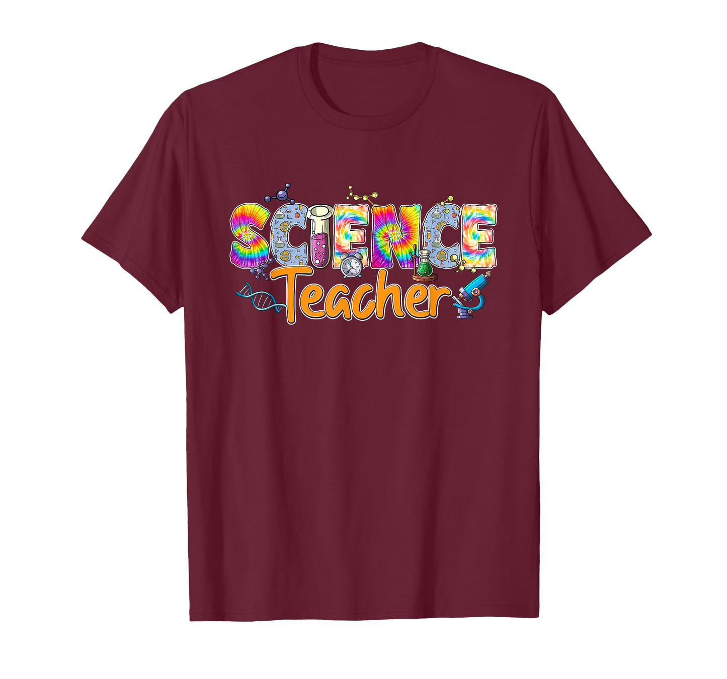 Science Teacher Tie Dye Back To School Teaching Men Women T-Shirt