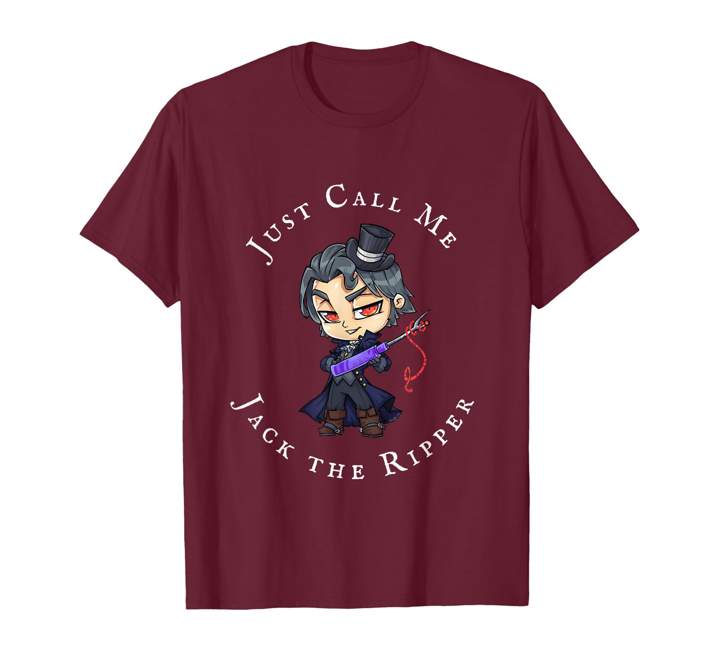 Just Call Me Jack The Ripper Sewing Pun Design T-Shirt