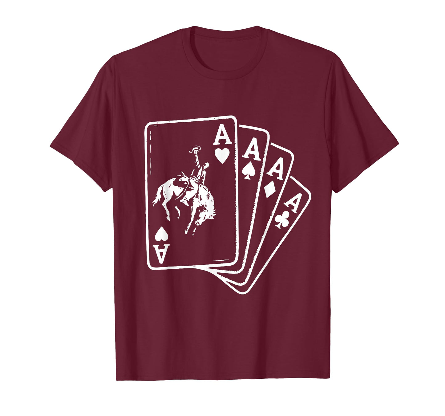 Cowboy Ace Card Western Rodeo Poker T-Shirt
