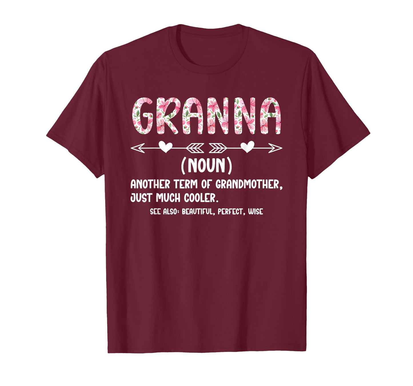Granna Definition Granna Grandma Granna Grandmother T-Shirt