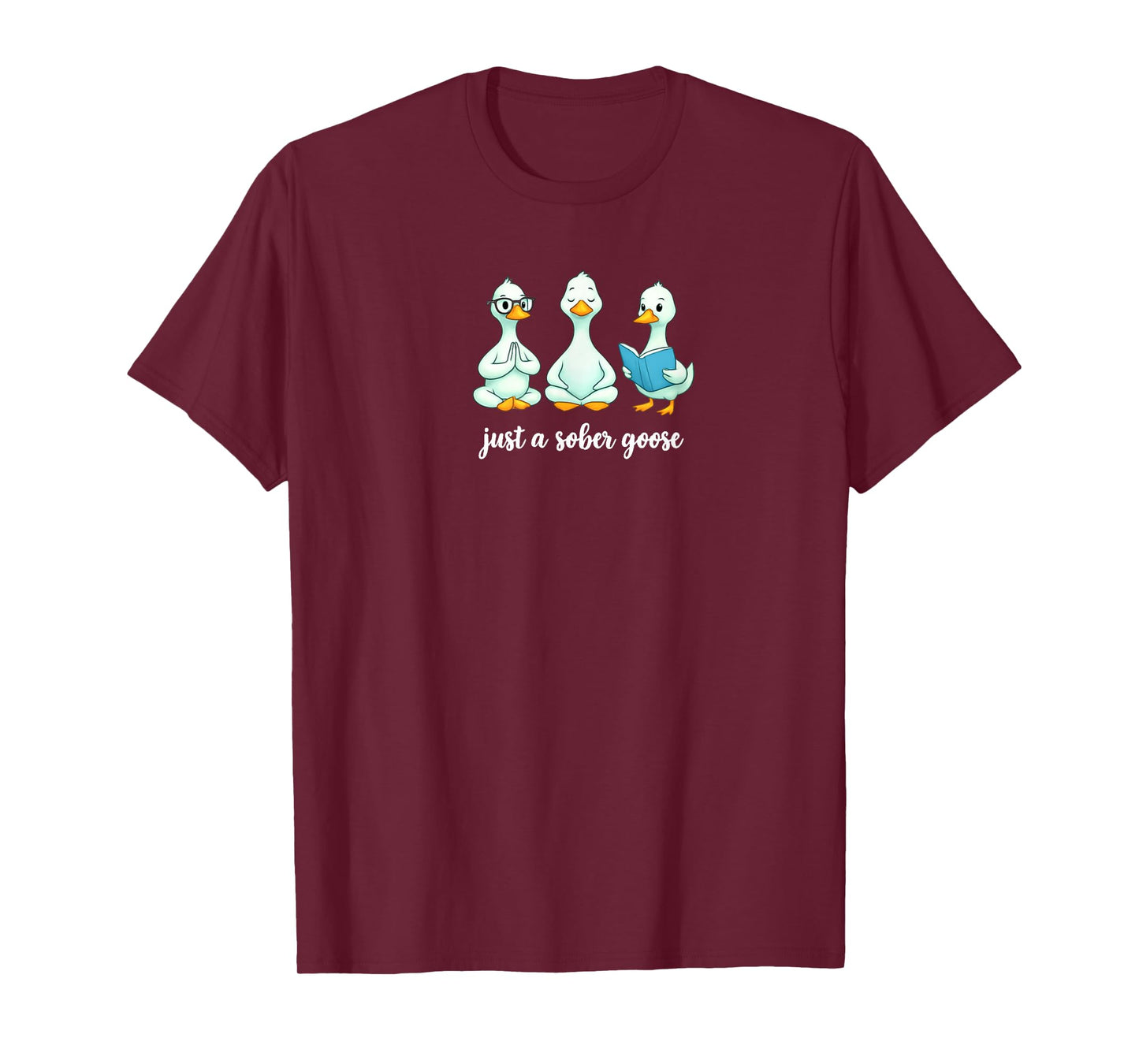 Sober Goose, Adult Humor, Humorous Sobriety Gifts, Recover T-Shirt