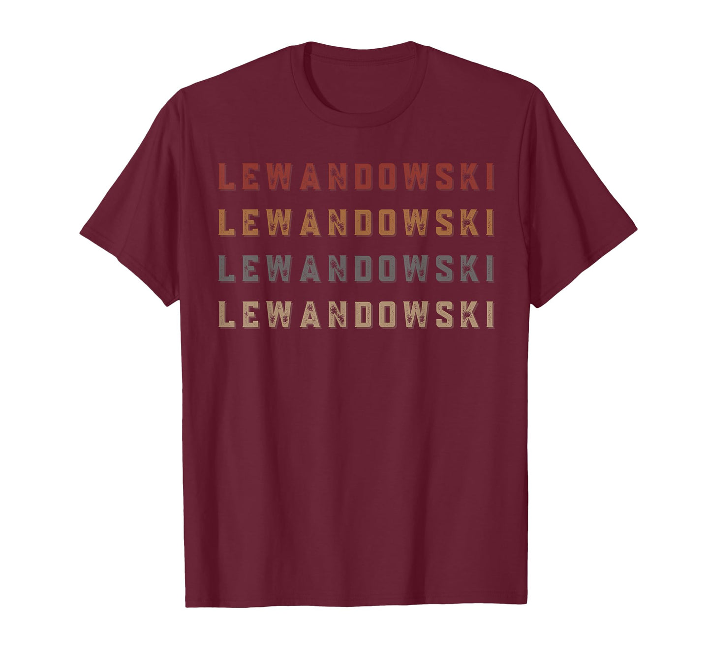Vintage Lewandowski Name Funny Love Heart Lewandowski Grunge T-Shirt