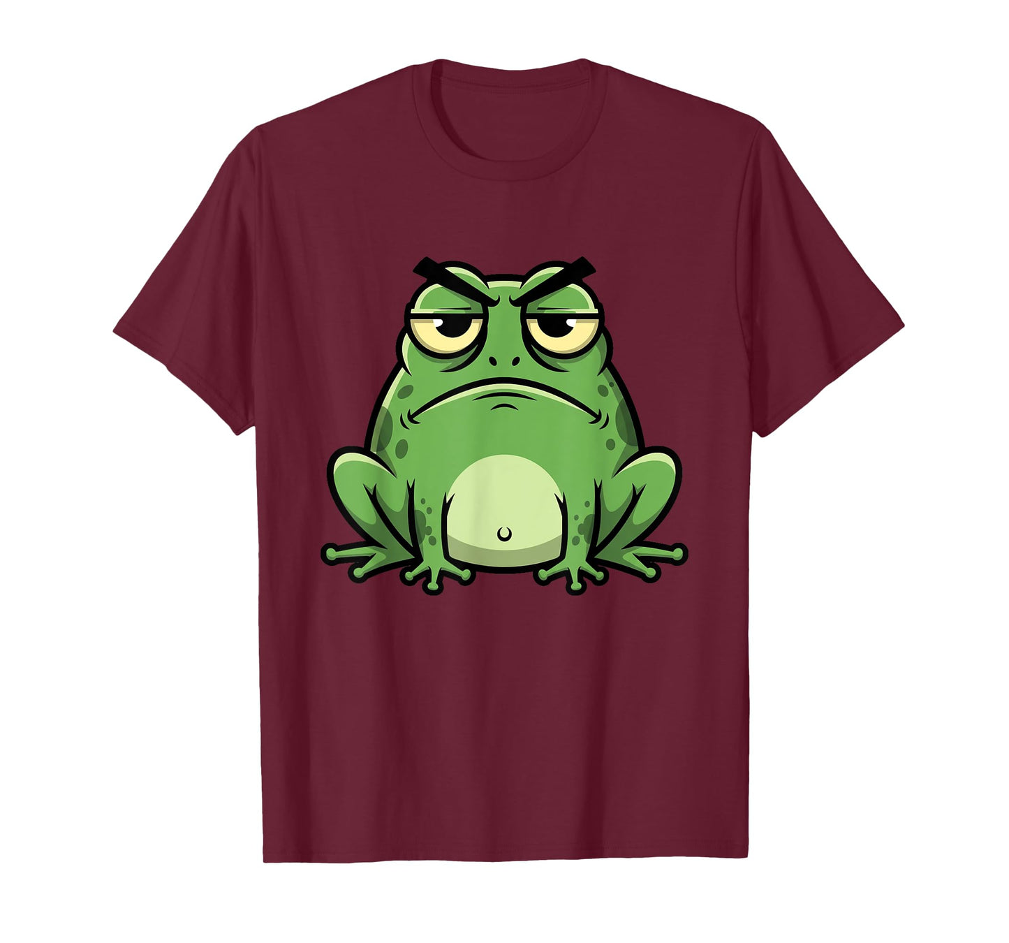 Funny Grumpy Frog Toad Animal Design Gift for Men Women Kids T-Shirt
