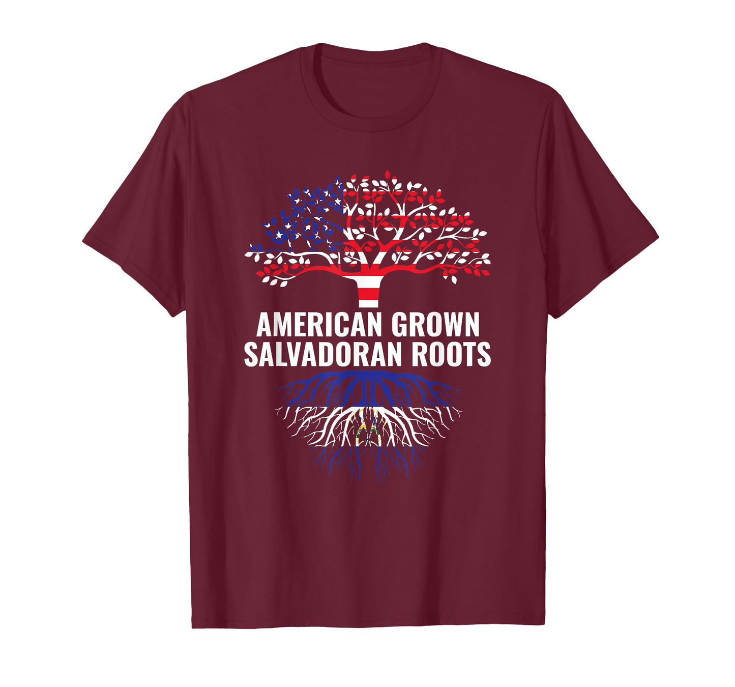 American Grown Salvadoran Roots El Salvador Salvadorian T-Shirt