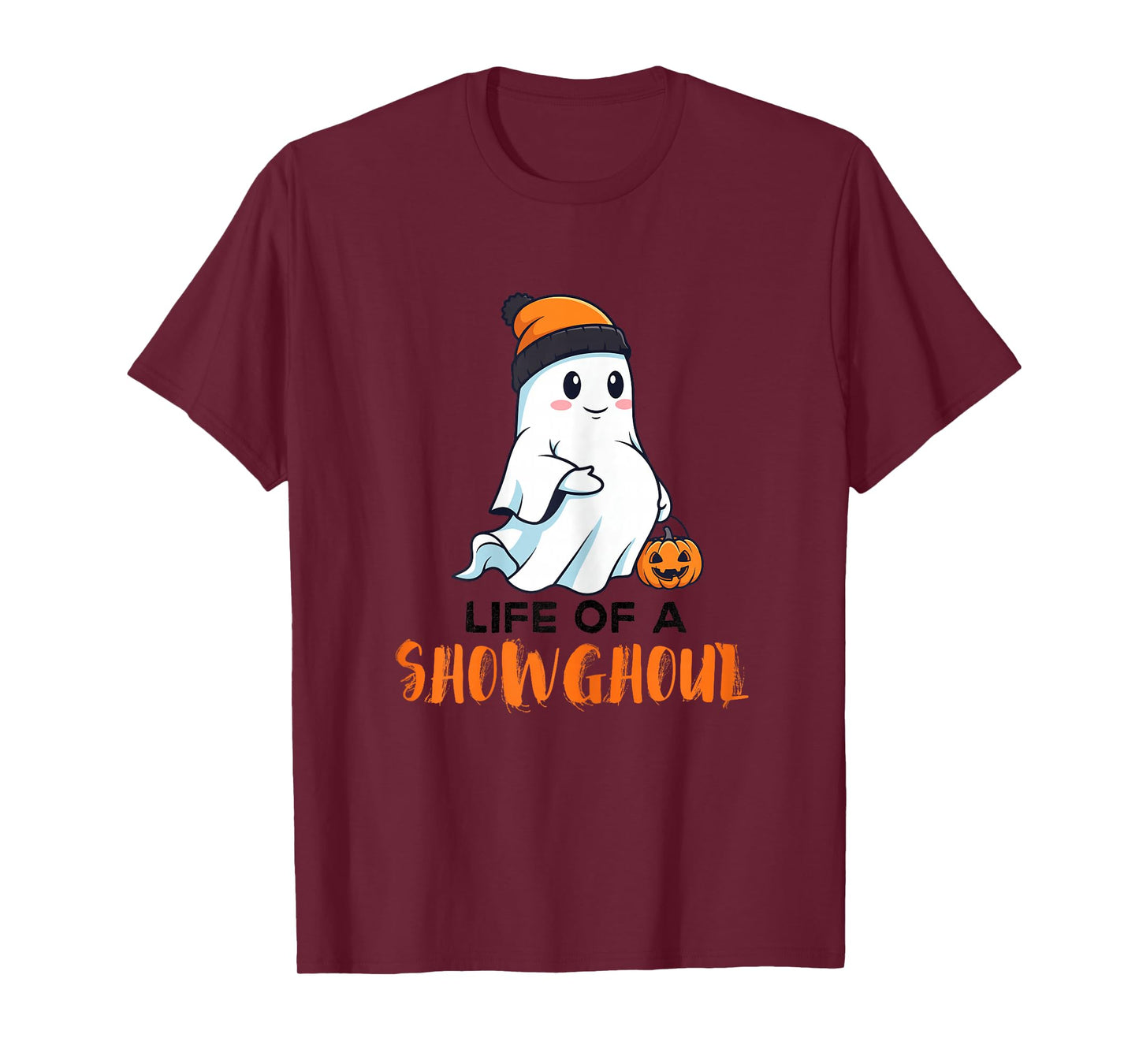 Fan Pregnant-Ghost Halloween-Pregnancy Showghoul Cute Life T-Shirt