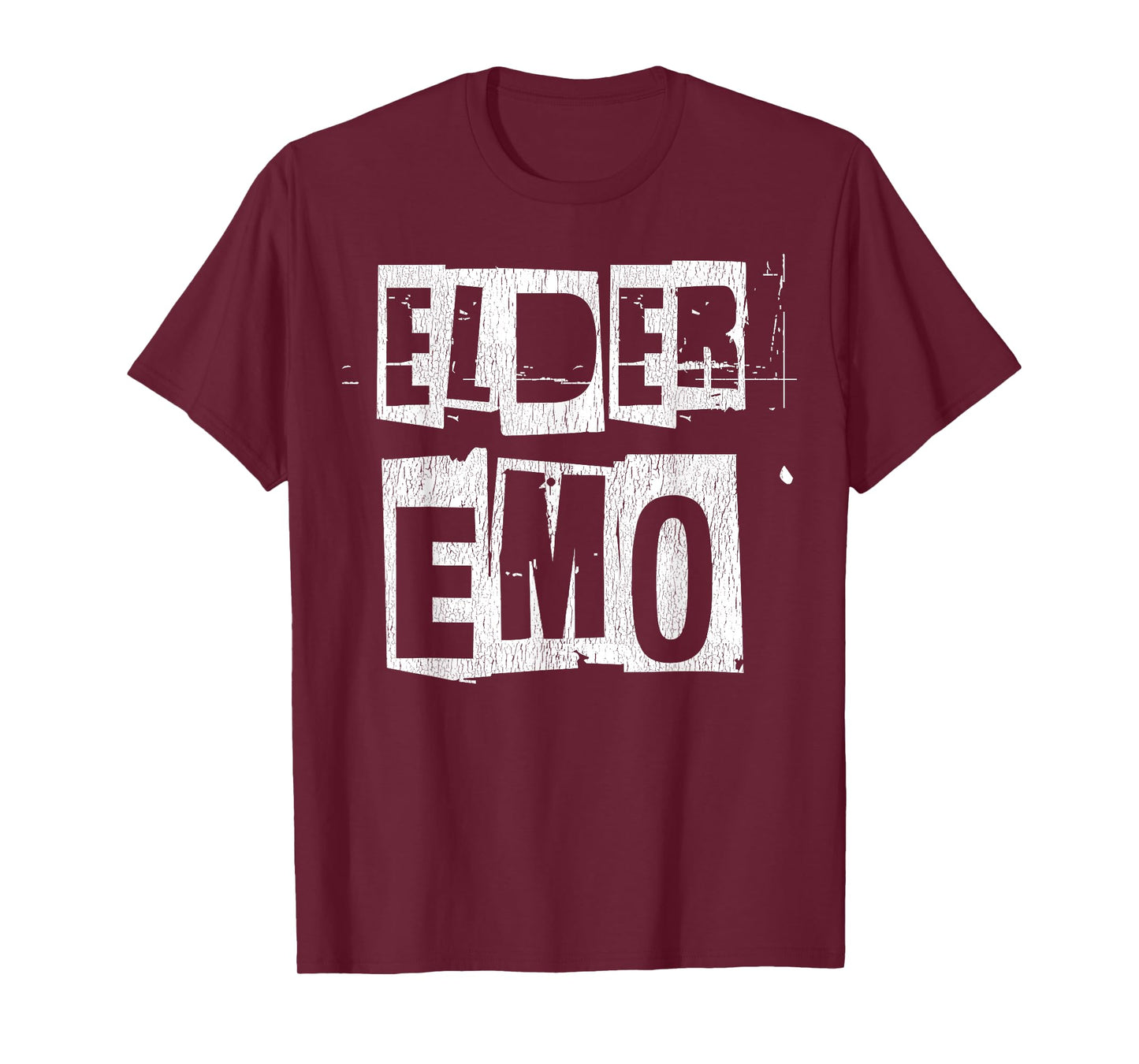 Elder Emo Funny Emo Phase Funny Punk Rocker Aesthetic T-Shirt