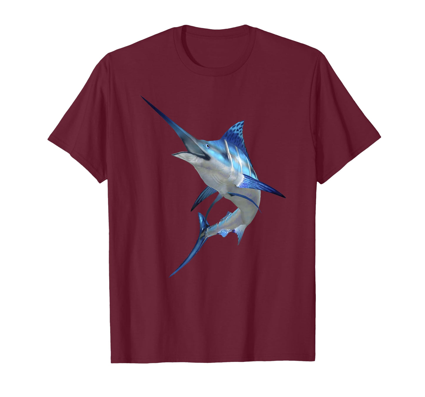 Beautiful Marlin Fish Nautical Fishing Marine Wildlife T-Shirt