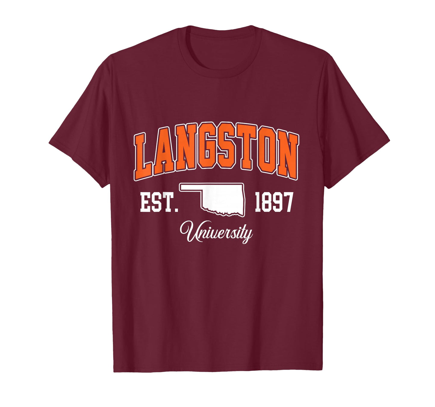 Langston Vintage Arch Athletic Sports Tee for Men Women T-Shirt