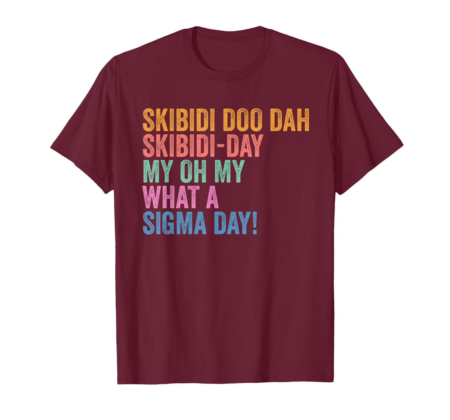 Skibidi Sigma Day Funny Gen Z Back To School T-Shirt