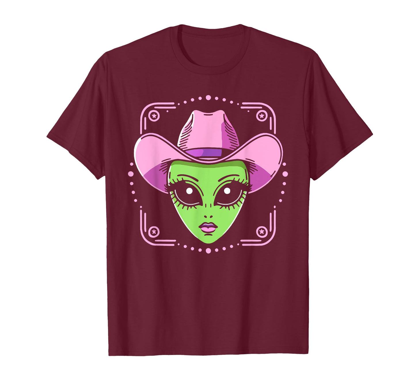 Alien Cowgirl Has Space Western UFO Howdy Rodeo Country T-Shirt